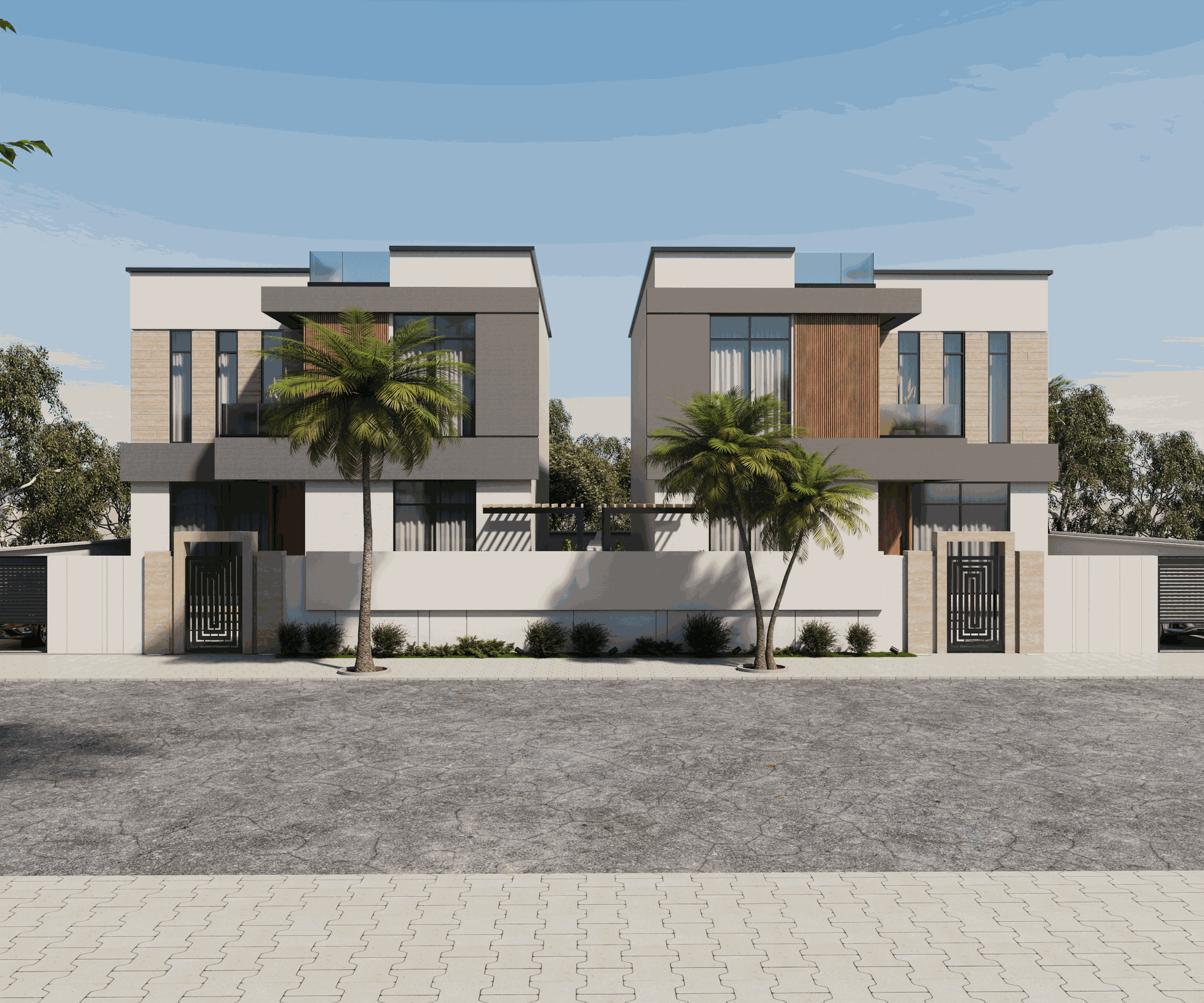 توين فيلا قيد الإنشاء للبيع - بركاء